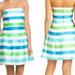 Lilly Pulitzer Dresses | Lilly Pulitzer Strapless Dress | Color: Blue/Green | Size: 2