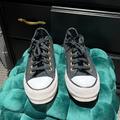 Converse Shoes | Black Platform Converse | Color: Black/Gold | Size: 7