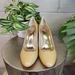 Coach Shoes | Coach Nala Classic Pumps In Camel Patent Leather Size 9 | Color: Tan | Size: 9