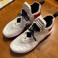 Nike Shoes | Nike Lebron Soldier 14 Basketball Shoes Red And White Men’s 10.5 Euc | Color: Red/White | Size: 10.5