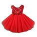 NKOOGH Girls Dresses Summer Clothes for Toddler Girls Baby Girl Mesh Tulle Birthday Dresses Tutu Sleeveless Pageant Party Dress Toddler Girl Wedding Clothes