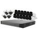 REVO America Ultra HD Audio Capable 16 Channel 8 TB NVR Surveillance System with 16 Cameras