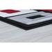 MDA Rug Imports Miglena Black/Red Polypropylene Area Rug 8 Round 8 Round Round