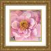 Loreth Lanie 26x26 Gold Ornate Wood Framed with Double Matting Museum Art Print Titled - Blushing Bloom