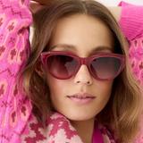 J. Crew Accessories | J. Crew Nwt Bungalow Cat-Eye Sunglasses - Beet Violet | Color: Pink | Size: Os
