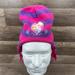 Disney Accessories | Frozen Elsa & Anna Disney Beanie Winter Hat Pink Purple Youth One Size | Color: Pink/Purple | Size: Osg