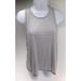 Athleta Tops | Athleta Women's Sleeveless Fitness Active Top Gray Stripe S | Color: Gray | Size: S