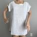 Michael Kors Tops | Michael Kors Women’s Short Sleeve White/Gold Top Size L | Color: White | Size: L