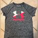 Under Armour Shirts & Tops | Girls Youth Black Heather Under Armour Athletic Shirt | Color: Black/Pink | Size: Lg