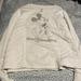 Disney Tops | Cropped White Disney World Mickey Mouse Hoodie Size Medium | Color: Silver/White | Size: M