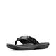 Clarks Damen Breeze Sea Flipflop, Schwarzes Synthetisches Lack, 36 EU