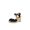 ESPRIT Damen Keil Sandale, 400 Navy, 38 EU