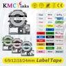 KMCYinks SS12KW Ruban 12mm Compatible pour Epson Labelworks lw400 /KingJim SS12KW LC-4WBN