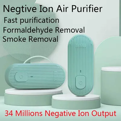 Mini désodorisant portable pour la purification de l'air supporter ficateur d'air anionique