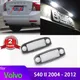 Ampoule de plaque d'immatriculation LED blanche 2 pièces pour Volvo S40 II 2004 – 2012