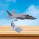 Avion de guerre en métal moulé sous pression avec présentoir jouet de chasse Hobby ornement de
