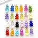 Mini GUNIBear Pendentif Charms Bonbons Mignons Breloques en Résine pour Document DIY Bracelet