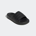 Badesandale ADIDAS ORIGINALS "AYOON ADILETTE" Gr. 38, schwarz-weiß (core black, cloud white, core black) Schuhe Badelatschen Pantolette Schlappen Wasserschuhe