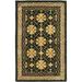 Green 96 x 0.63 in Area Rug - Charlton Home® Tosca Hand-Tufted Wool/Apricot Area Rug Wool | 96 W x 0.63 D in | Wayfair