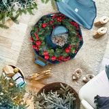 Hearth & Harbor Moisture Resistant Christmas Wreath Storage | 7 H x 30 W x 30 D in | Wayfair WF-HHH2S12-30