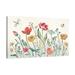 Jaxson Rea Boho Field I by Janelle Penner - Wrapped Canvas Graphic Art Canvas, Wood in Blue/Gray/Green | 20 H x 30 W x 1.5 D in | Wayfair