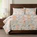 Siscovers Floral Watercolor Print Duvet Cover Set Microfiber in Blue/Green/Pink | Cal. King Duvet Cover + 2 King Shams | Wayfair PETA-XDUCK3