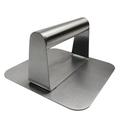 Stainless Steel Burger Press | Square Stainless Steel Griddle Press for Patty | Professional Griddle Accessories Perfect for Flat Top Griddle Grilling Cooking