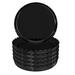 Plant Saucer 10 Inch 6 Pack Plant Trays for Indoor and Outdoor Black