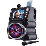 Karaoke USA Karaoke USA Bluetooth Karaoke Machine with Synchronized LEDs