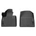 SMARTLINER All Weather Custom Fit Floor Mats 1st Row Liner Set Black Compatible With 2020-2022 Hyundai Palisade