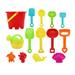 Hemoton Sand Beach Kids Toys Toys Set Buckets Childrenspade Scoop Pail Shovel Kit Mold Animal Sandbox Sets Play Baby