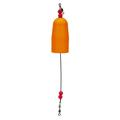 chidgrass Waterproof Drifting Fishing Rod Foam Lightweight Glowing Drifts Long Throw Alarm Buoy Popping Cork Marker Bobbers for Freshwater Square Orange