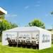 iRerts Party Tent 10 X20 Outdoor Gazebo Tent Wedding Tent Gazebo Canopy with 4 Removable Sidewalls Waterproof Outdoor Tent for Party Wedding Backyard Patio White