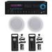 Technical Pro Home Karaoke Machine System w/ Bluetooth+(2) 8 Ceiling Speakers