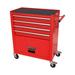 4-Drawer High Capacity Rolling Tool Chest Removable Cabinet Storage Tool Box with Wheels and Drawers Detachable Toolbox with Lock for Workshop Mechanics Garage (Red)