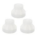 Uxcell 6 to 4 Duct Reducer Ducting Airflow Tube Increaser Adapter Pipe Fitting 3 Pack