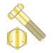 Hex Bolts Grade 5 Yellow Zinc 1/2 -13 x 3 1/2 (Quantity: 25 pcs) Partially Threaded UNC Thread (Thread Size: 1/2 ) x (Length: 3 1/2 )