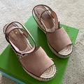 Kate Spade Shoes | Kate Spade Felipa Espadrille Wedge Sandal. Size 8 Roasted Peanut Nubuck Color | Color: Tan | Size: 8