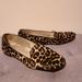 Coach Shoes | Coach Leopard Print Mohair Flats 8.5 | Color: Black/Brown | Size: 8.5