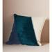 Anthropologie Accents | Anthropologie Velvet-Suede Cypress Pillow- Blue | Color: Blue/Cream | Size: Os