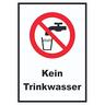 Kein Trinkwasser Schild Nicht Trinken A2 (420x594mm)