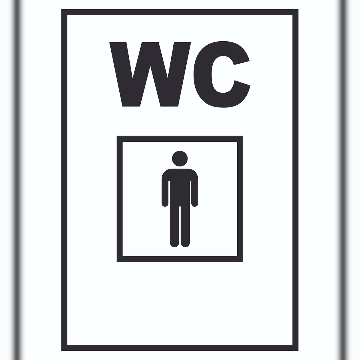 WC Herren Schild A1 (594x841mm) Image