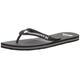 Quiksilver Herren Molokai 3-Punkt Flip Flop Sandalen Flipflop, Schwarz/Grau/Schwarz, 43 EU