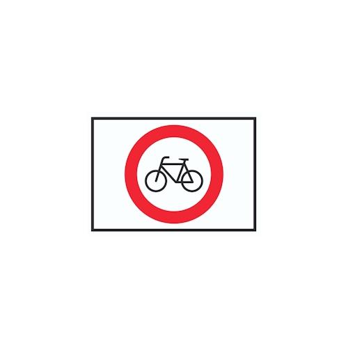 Radfahren verboten Symbol Schild A2 (420x594mm)