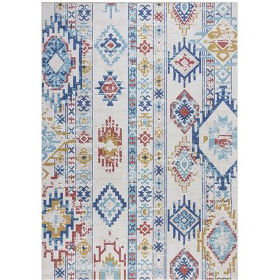 Teppich FLAIR RUGS "Ramona", bunt (multi), B:200cm H:10mm L:290cm, Kunstfaser, Teppiche, maschinenwaschbar, Wohnzimmer Image