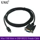 Mini adaptateur USB 1.8 mâle vers RS232 DB9 femelle câble de tension 6 pieds 2.0 m 9 broches 1