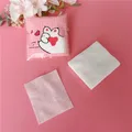 Lingettes démaquillantes jetables en coton 100/25 pièces tampons de coton pour le visage tampons