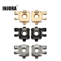 INJORA-Knuckle de blocs de direction en laiton pour 1/18 RC Inoler TRX4M pièces de mise à niveau