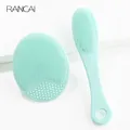 RANCAI-Brosse nettoyante pour le visage en silicone tampon de lavage dissolvant de points noirs