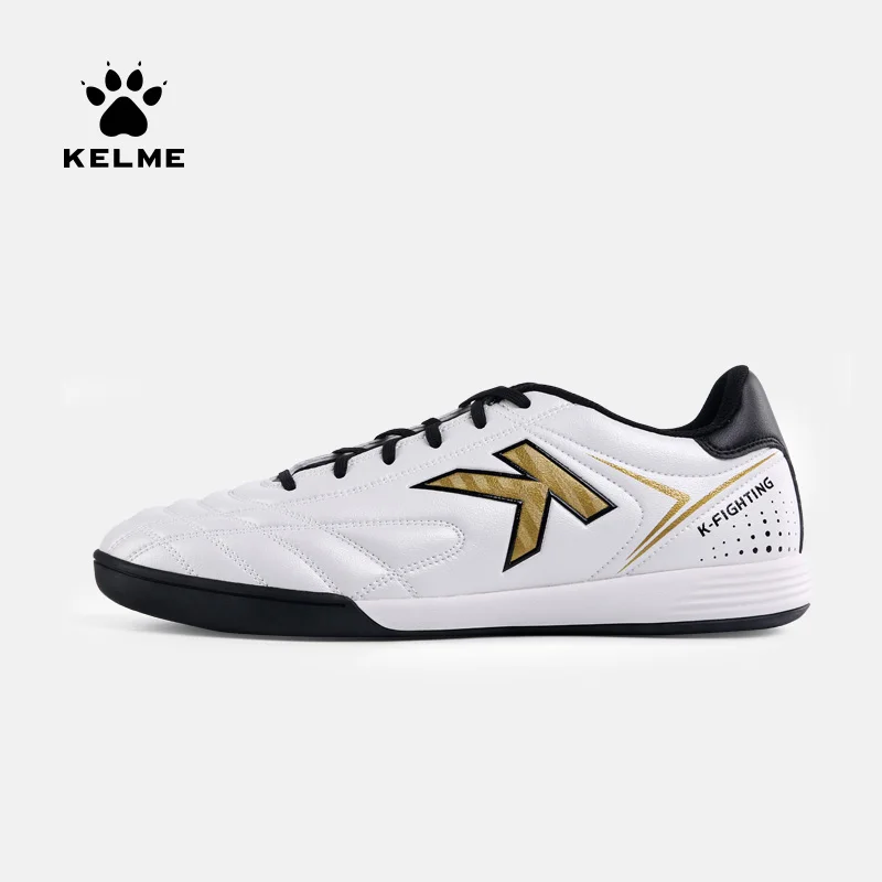 KELME bottes de Football hommes chaussures de Football Original Football en salle blanc baskets chaussures crampons Football Futsal botte mâle 6891146
